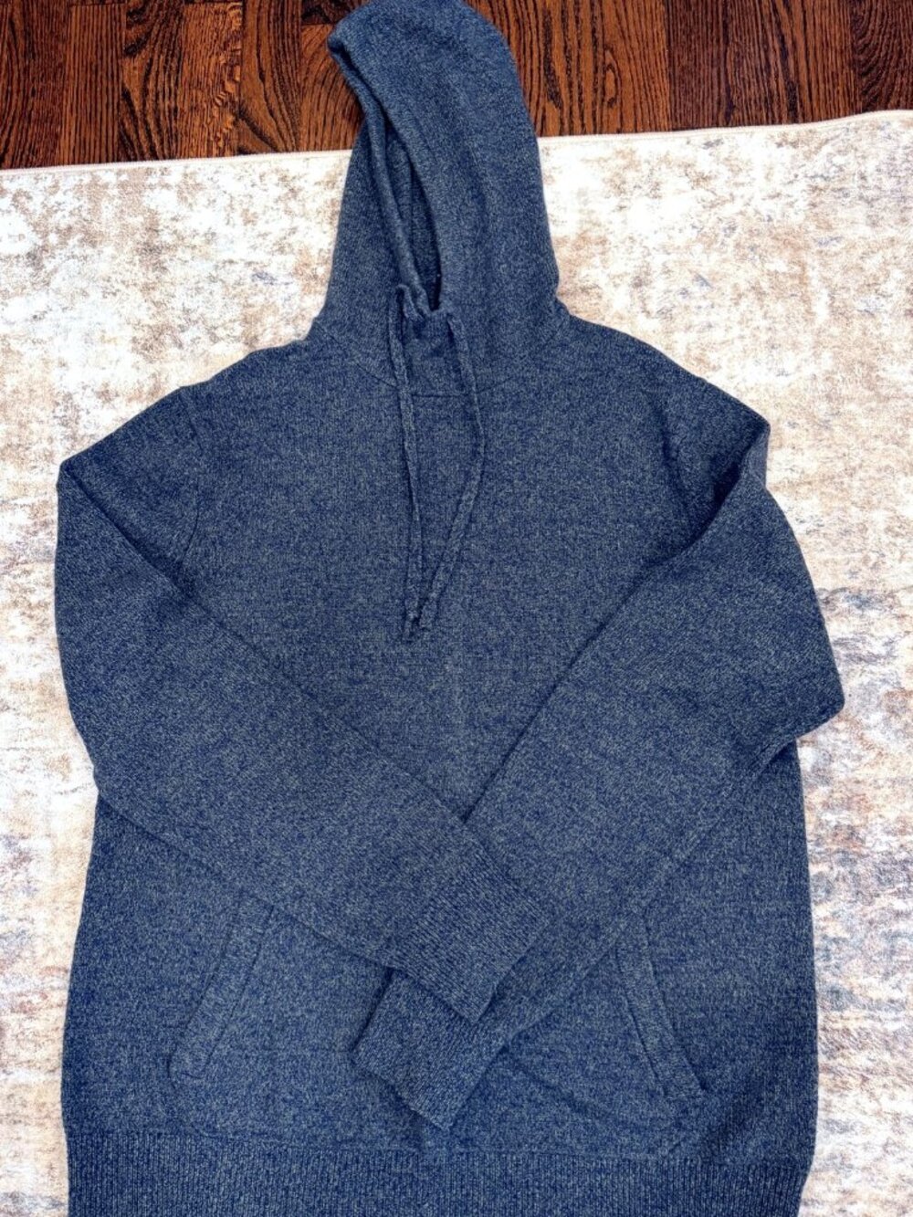 Banana Republic Men's Hooded Sweater – Gray, XL
